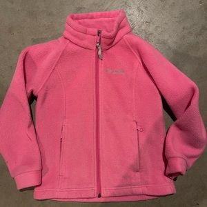 Girls Columbia fleece coat